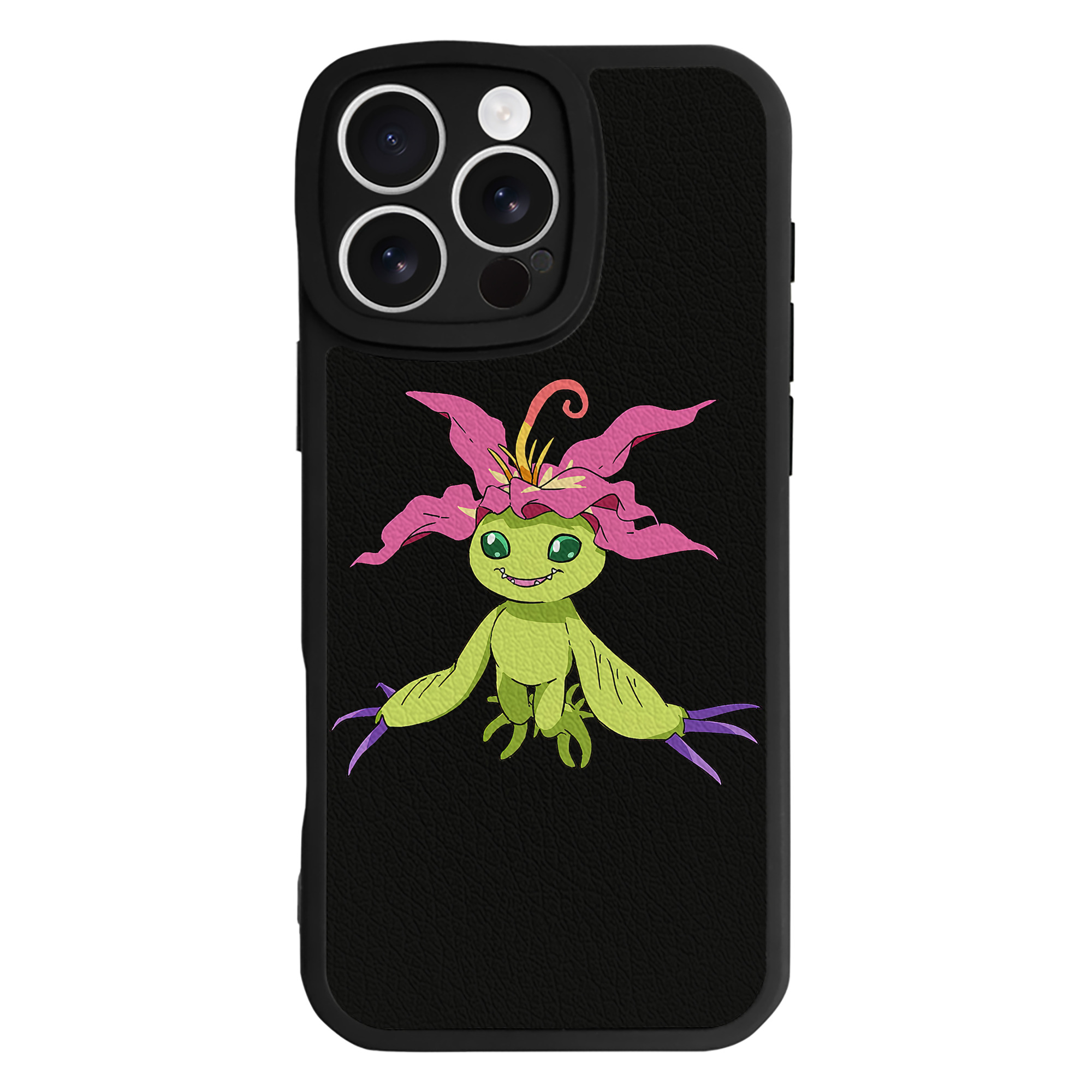 （画像用） Digimon デジタルモンスター/デジモン 【iPhone 16シリーズ対応】シリコンスマホケース（レザー調） 材質：シリコン